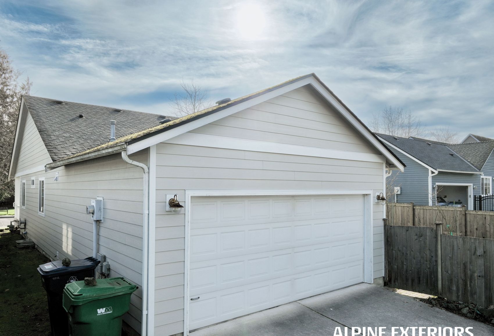 Alpine Exteriors siding project in Whatcom County, Washington