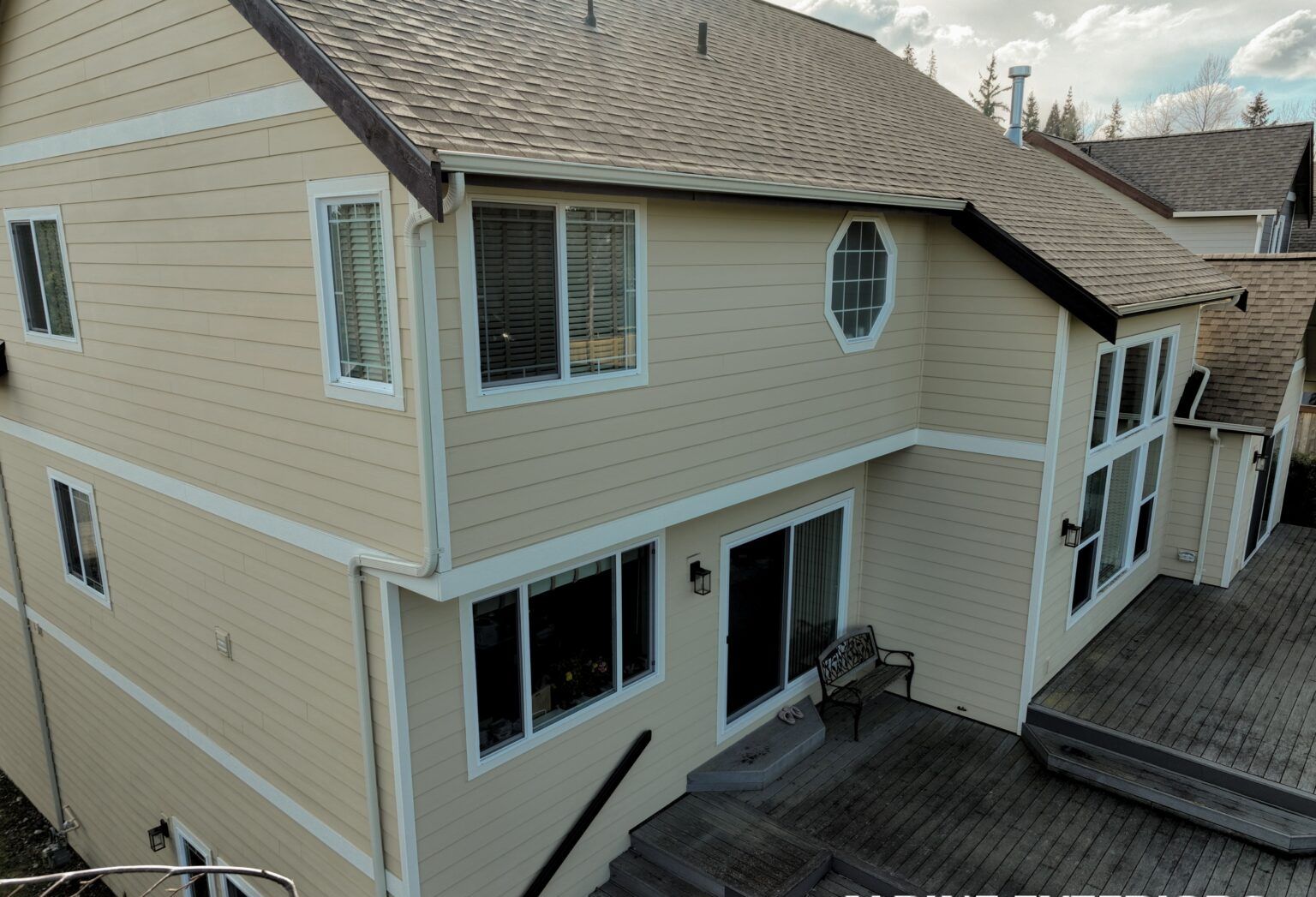 Alpine Exteriors siding project in Whatcom County, Washington